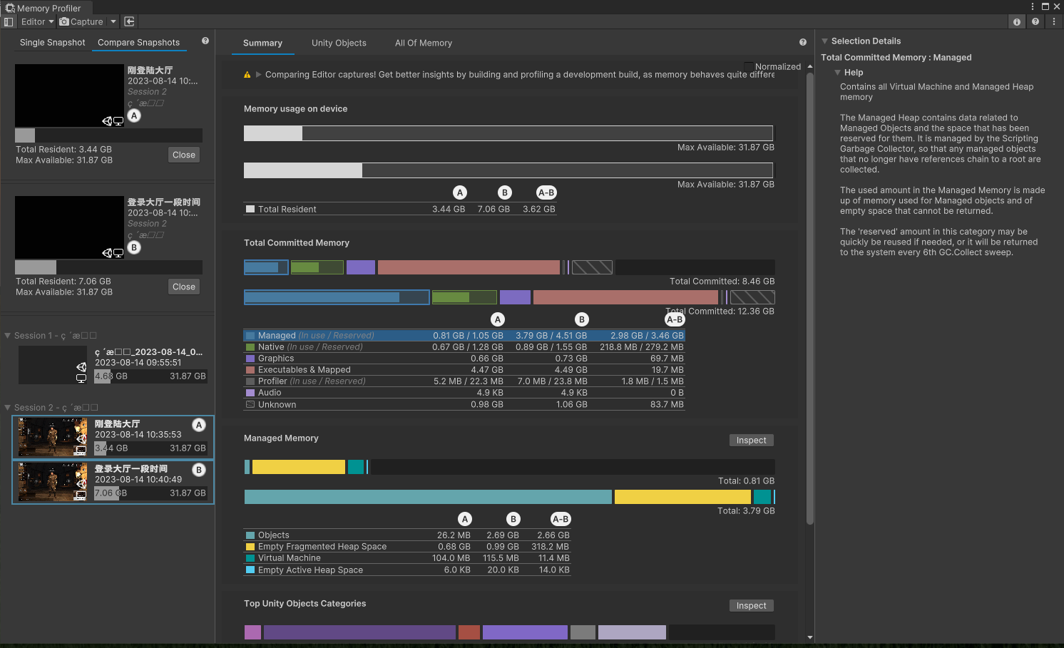 Memory Profiler